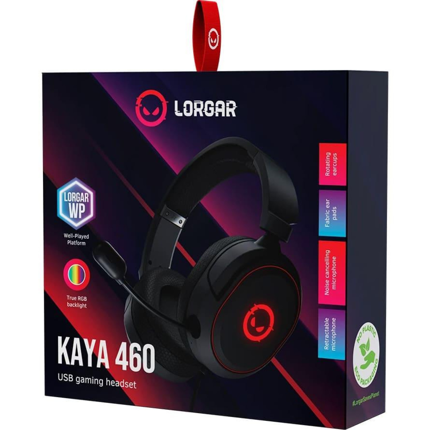 Игровая гарнитура Lorgar Kaya 460 Black (LRG-GHS460)