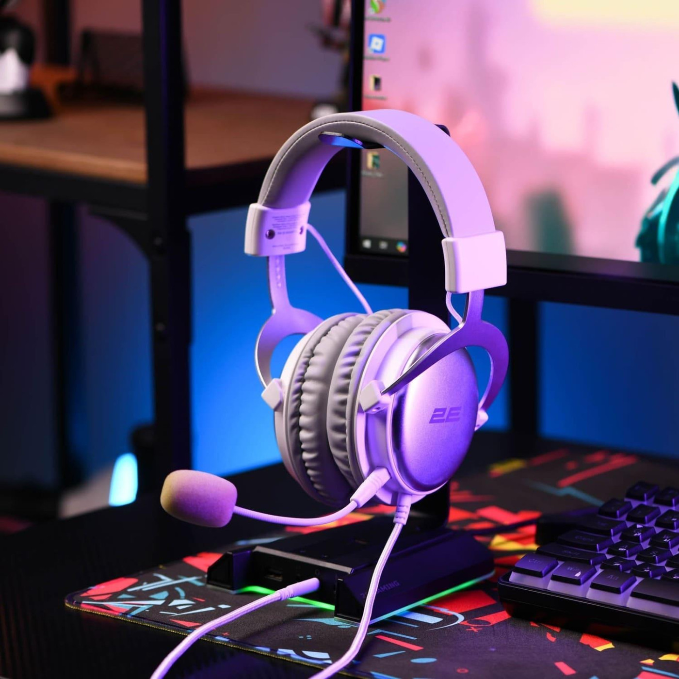 Игровая гарнитура 2E GAMING HG355 7.1 White (2E-HG355WT-7.1)