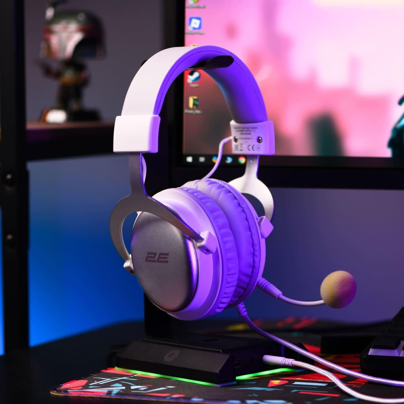 Игровая гарнитура 2E GAMING HG355 7.1 White (2E-HG355WT-7.1)