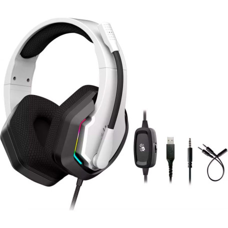 Игровая гарнитура Bloody A4Tech G260p USB White (G260p (White))