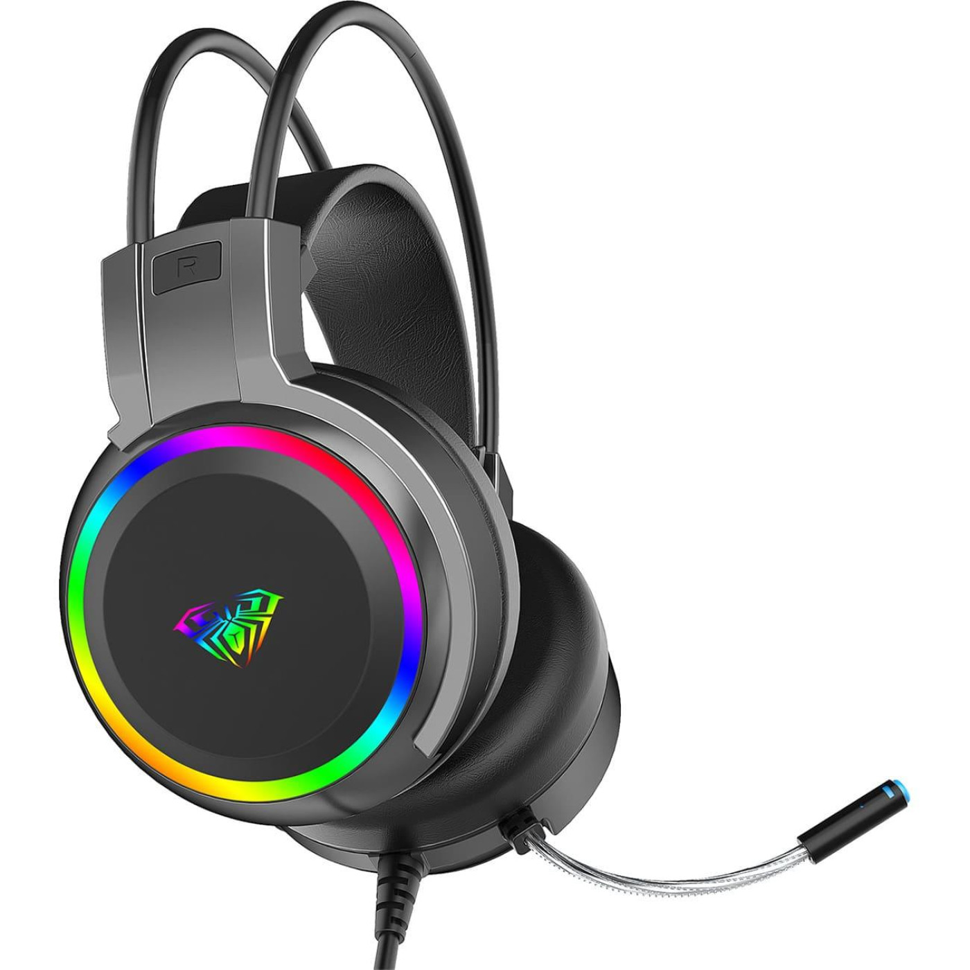 Ігрова гарнітура Aula S608 Wired 3.5mm + USB (6948391235509)