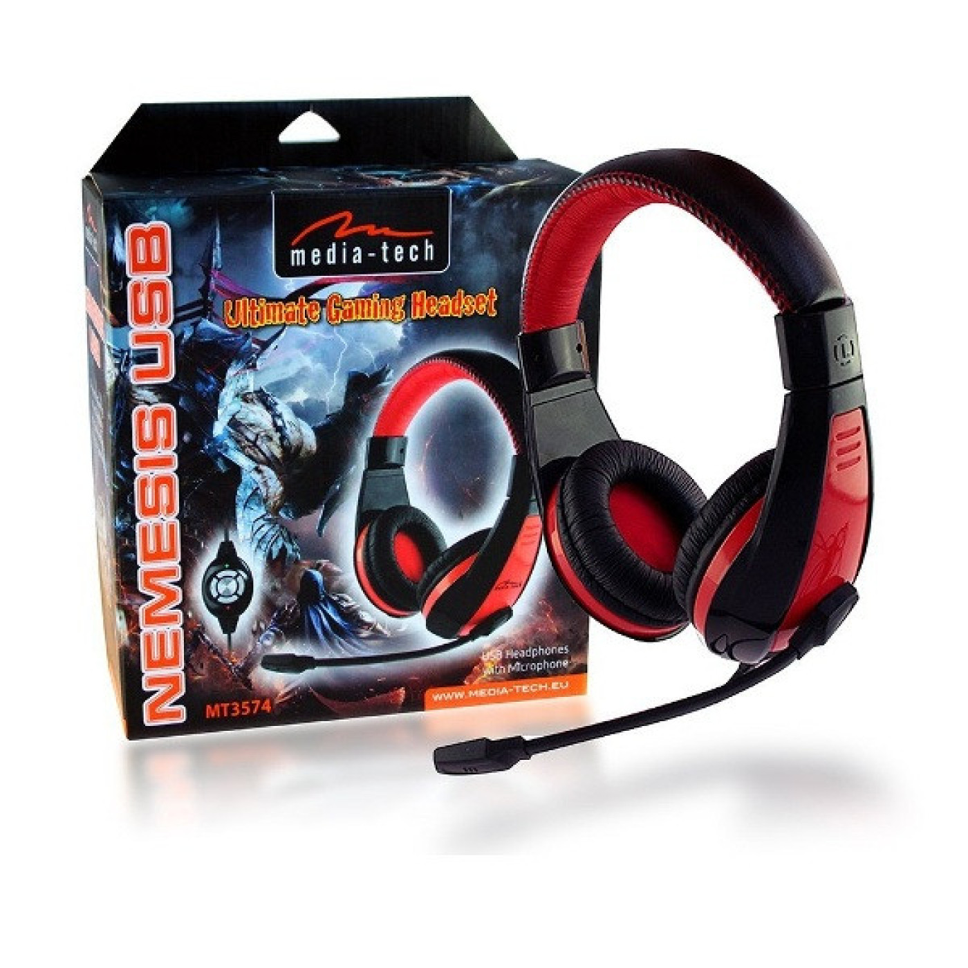 Ігрова гарнітура Media-Tech NEMESIS USB (MT3574)