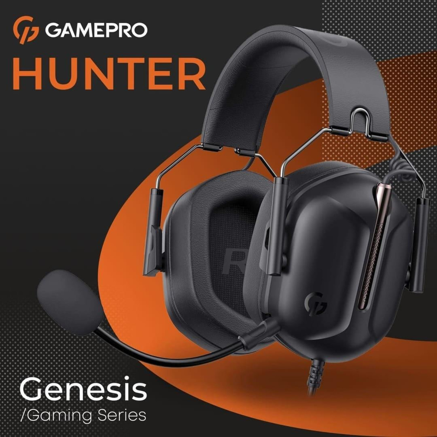 Игровая гарнитура GamePro Genesis Hunter Black (HS1350B)