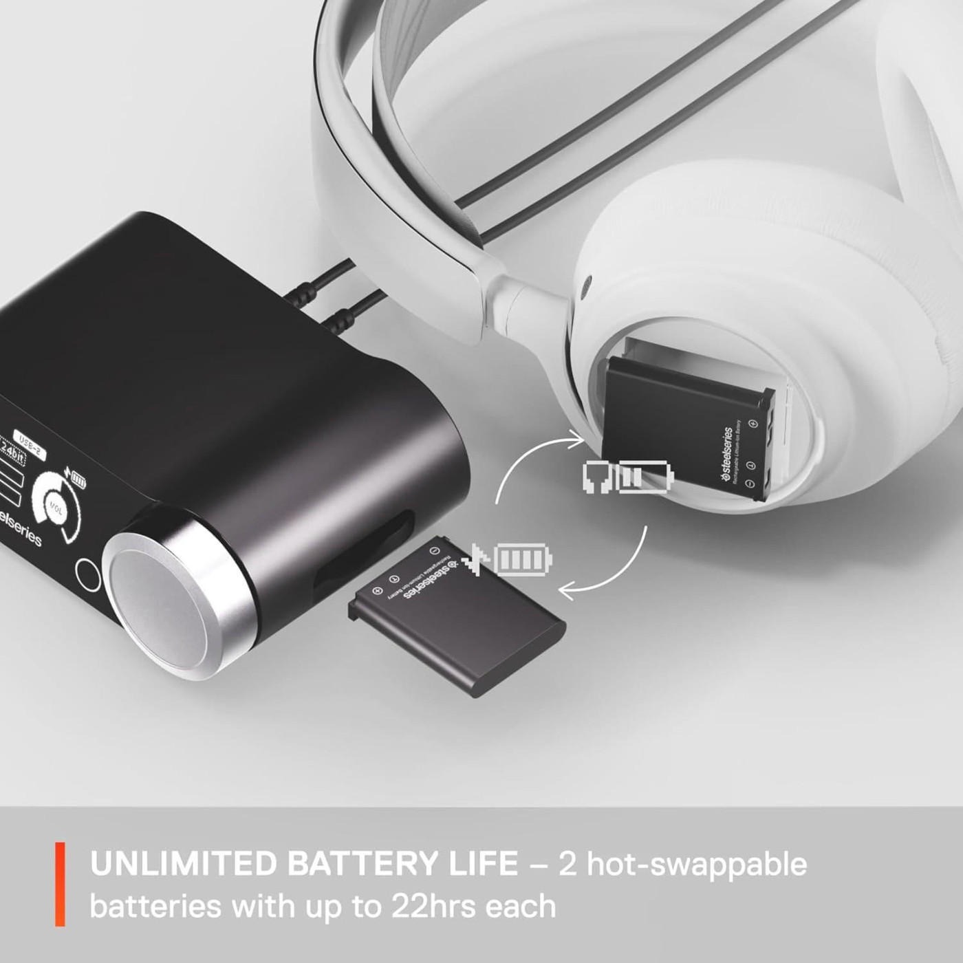 Игровая гарнитура SteelSeries Arctis Nova Pro Wireless P White (61526)