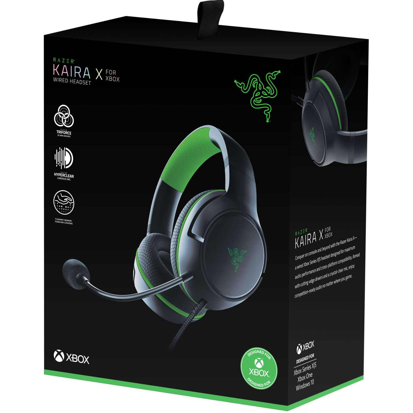 Ігрова гарнітура Razer Kaira X for Xbox Black (RZ04-03970100-R3M1)