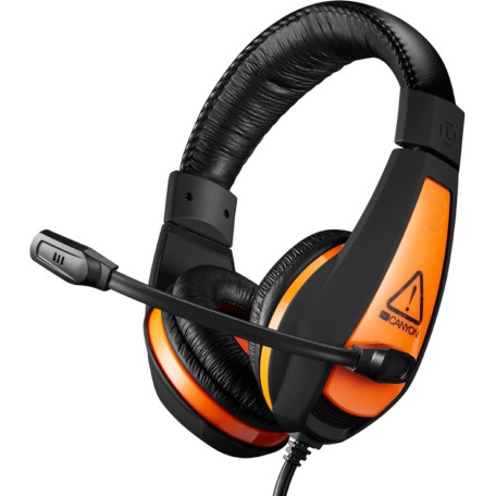 Ігрова гарнітура Canyon CND-SGHS1A Black-Orange (CND-SGHS1A)