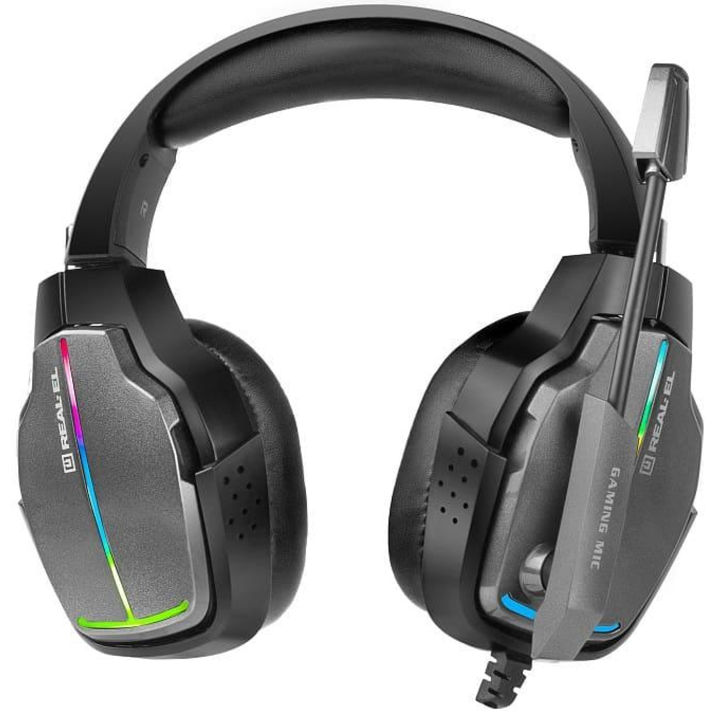 Ігрова гарнітура Real-EL GDX-7680 Black (GDX-7680 Black)