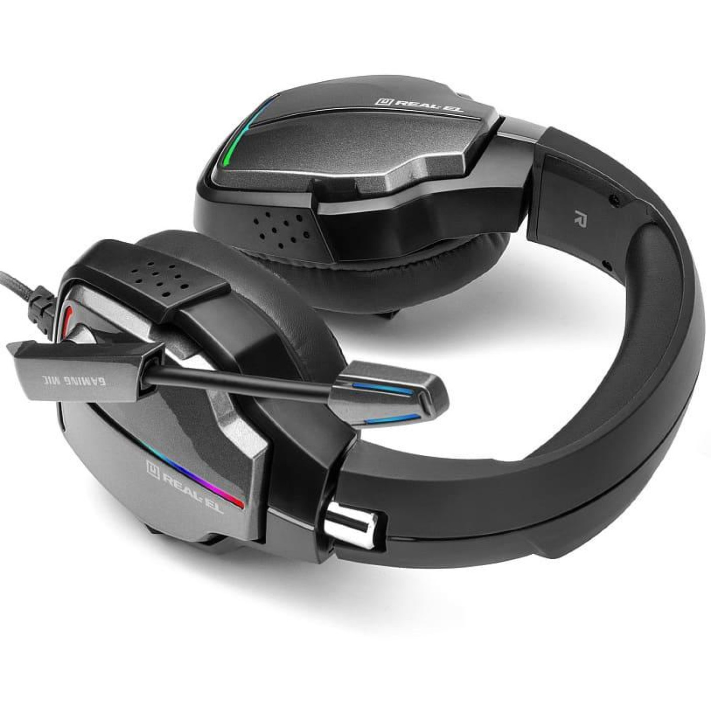 Ігрова гарнітура Real-EL GDX-7680 Black (GDX-7680 Black)