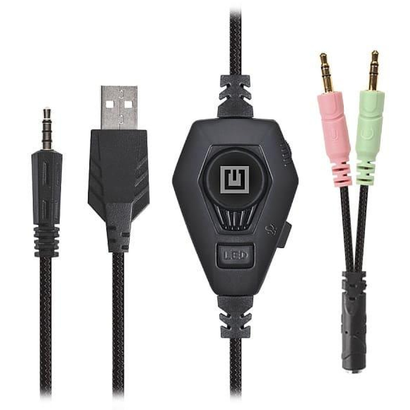 Ігрова гарнітура Real-EL GDX-7680 Black (GDX-7680 Black)