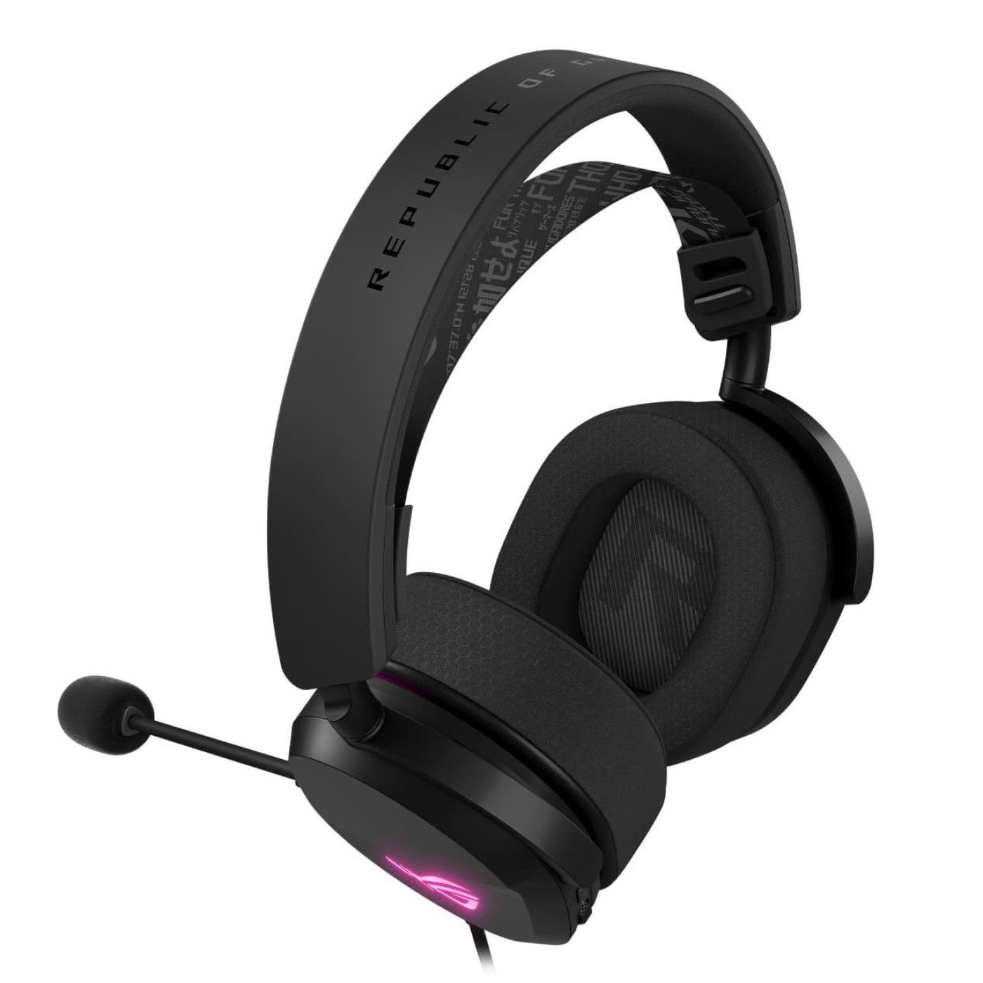 Игровая гарнитура ASUS ROG Pelta Core USB-C RGB Black (90YH04E0-BHUA00)