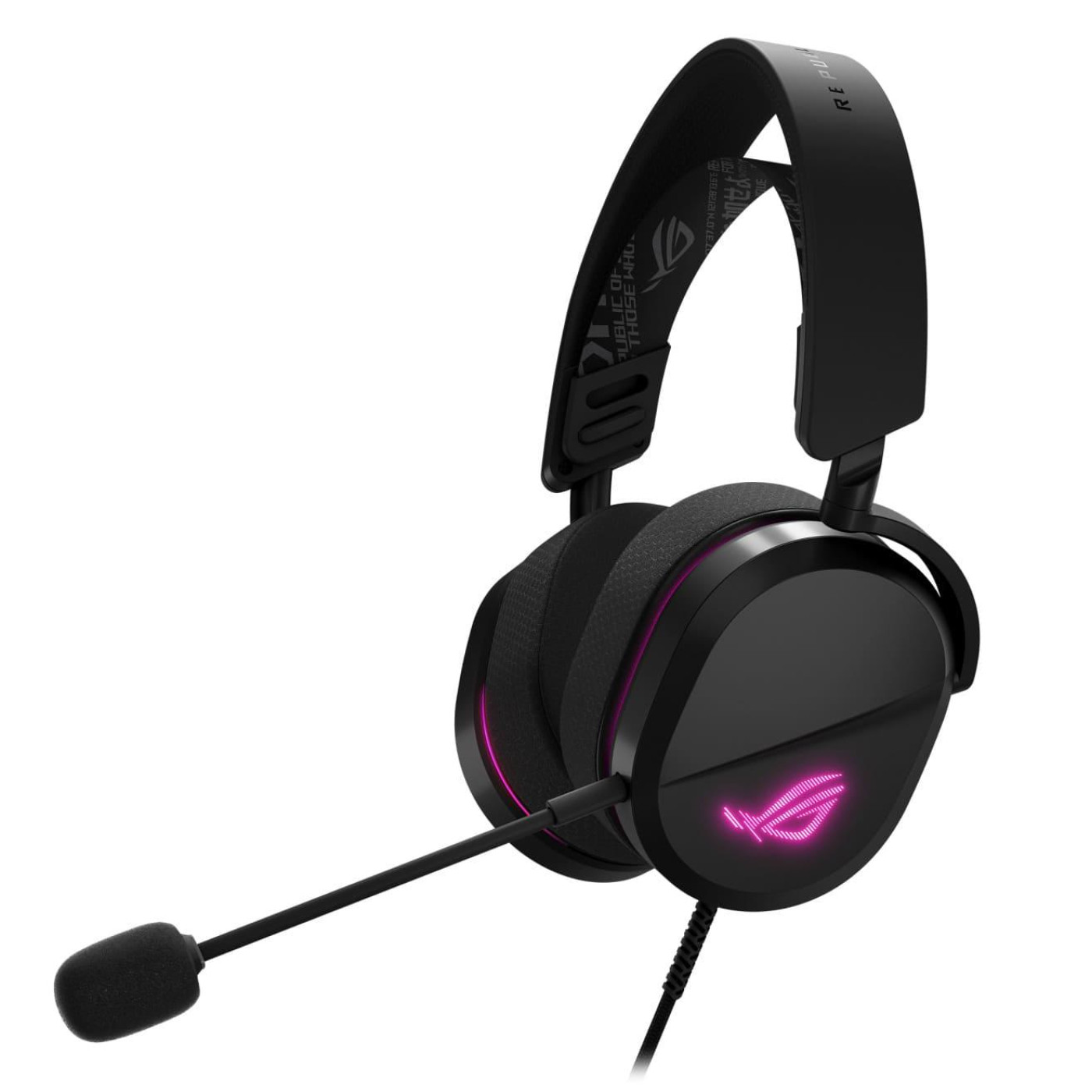 Игровая гарнитура ASUS ROG Pelta Core USB-C RGB Black (90YH04E0-BHUA00)