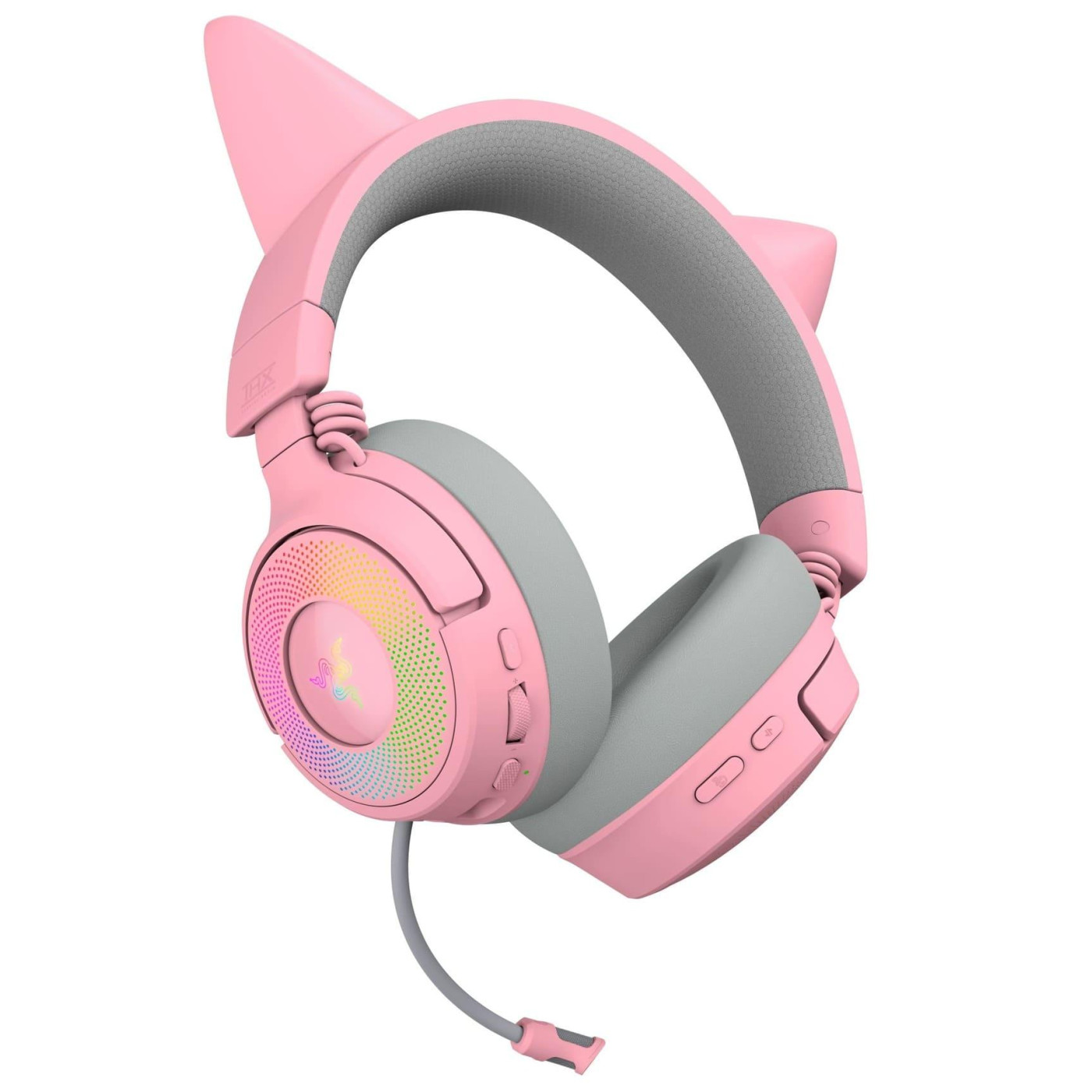 Игровая гарнитура Razer Kraken Kitty V3 PRO Quartz (RZ04-05170200-R3M1)