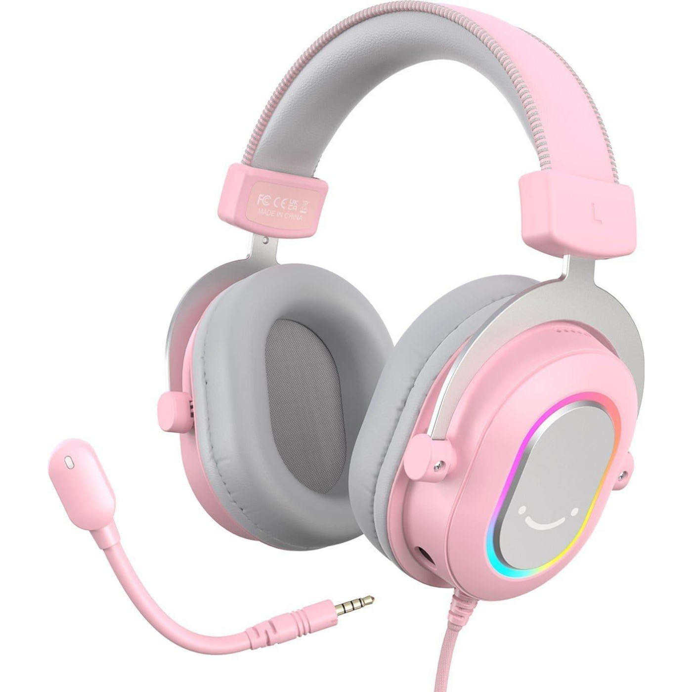 Ігрова гарнітура Fifine H6P RGB USB Pink (H6P)