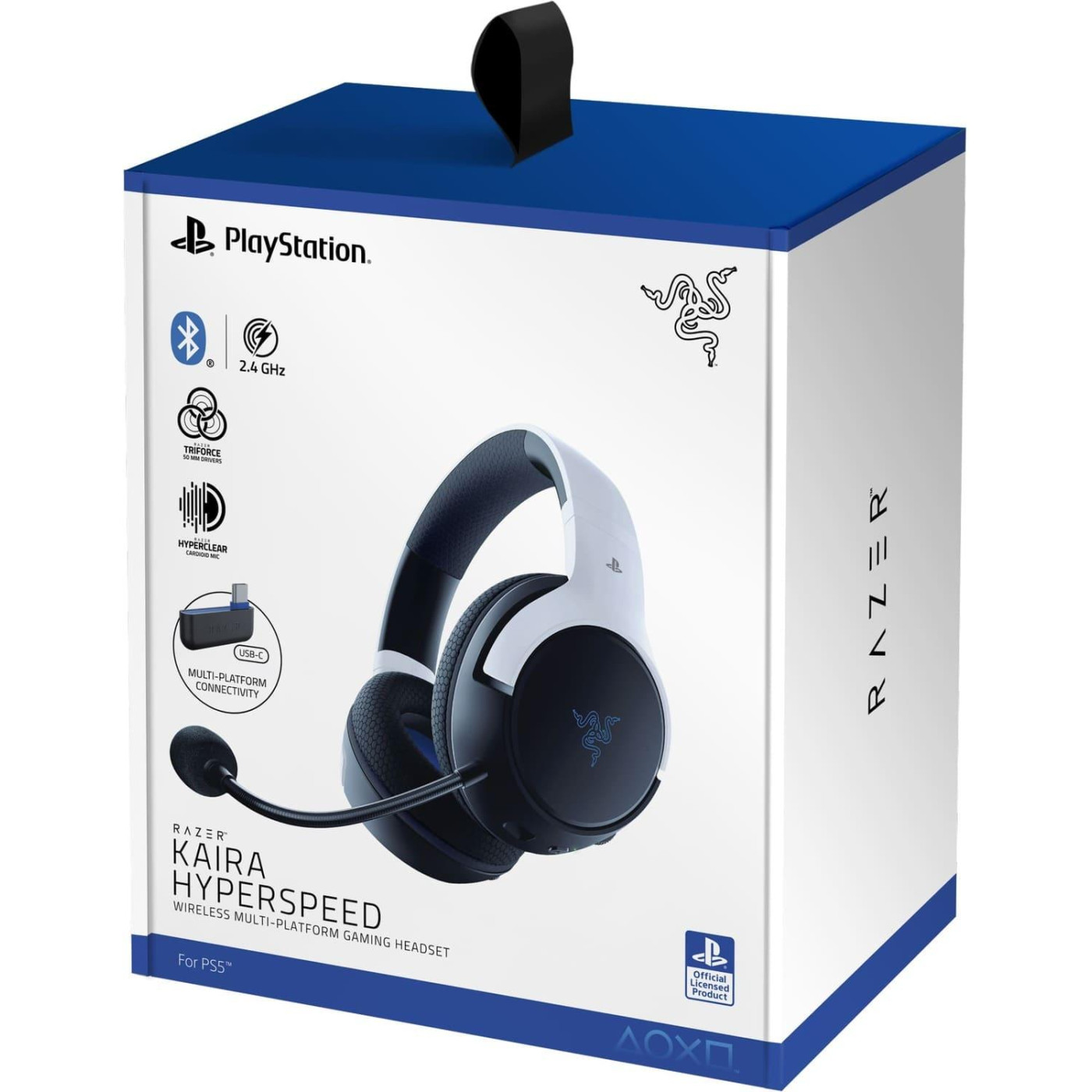 Ігрова гарнітура Razer Kaira Hyperspeed for PS5, black (RZ04-03980200-R3G1)