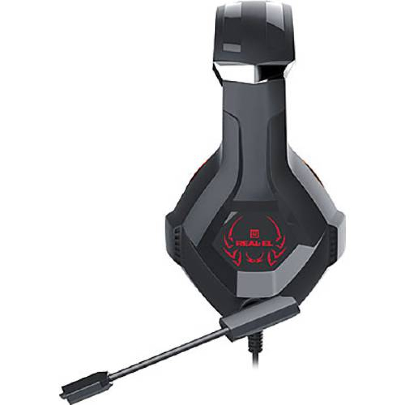 Гарнитура Real-EL GDX-7575 USB Black-Red (EL124100042)