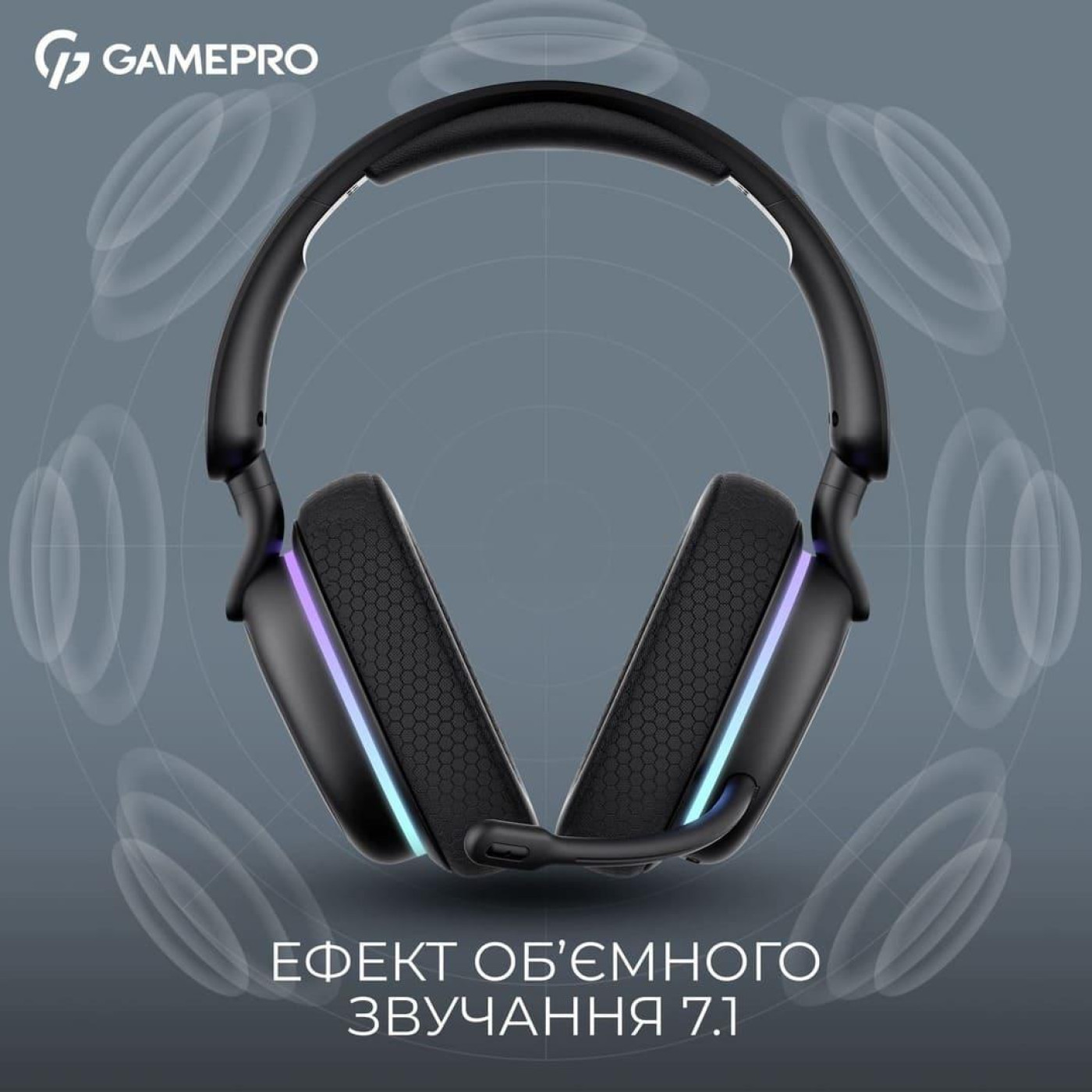 Игровая гарнитура GamePro Asgard Bragi Black (HSW250B)
