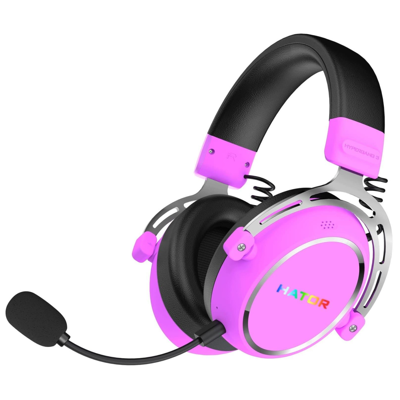 Ігрова гарнітура HATOR Hypergang 3 Hi-Res Wireless Cyber Violet (ESH52)
