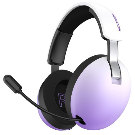 Ігрова гарнітура HATOR Hellyberry HH30 PRO Wireless White-Violet Gradient (HH30_PRO_wireless_WV)