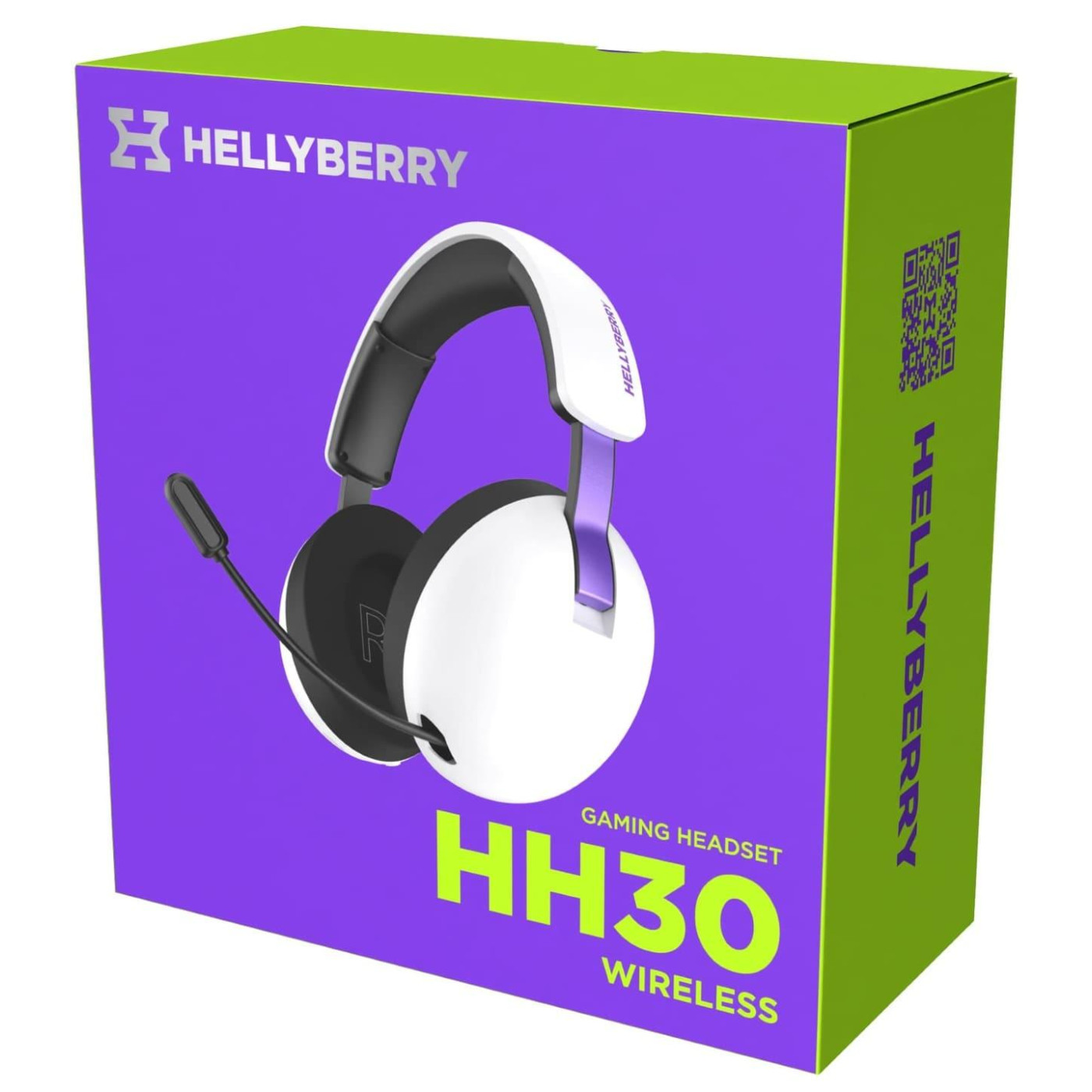 Игровая гарнитура HATOR Hellyberry HH30 Wireless White-Violet (HH30_wireless_WV)