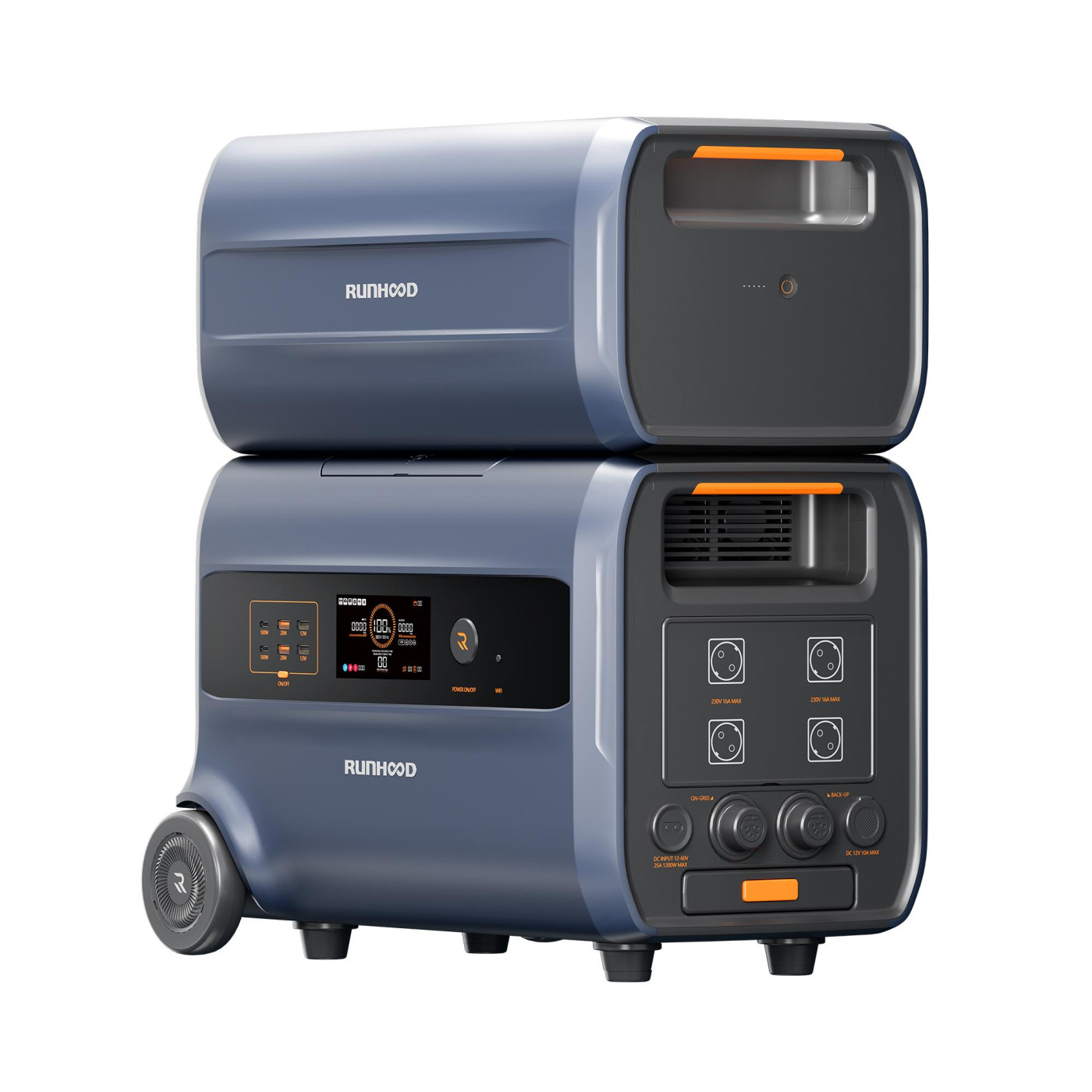 Дополнительная батарея RUNHOOD B2400 2400Wh B2400 LiFePO4 / 2400 Вт/ч (B2400)