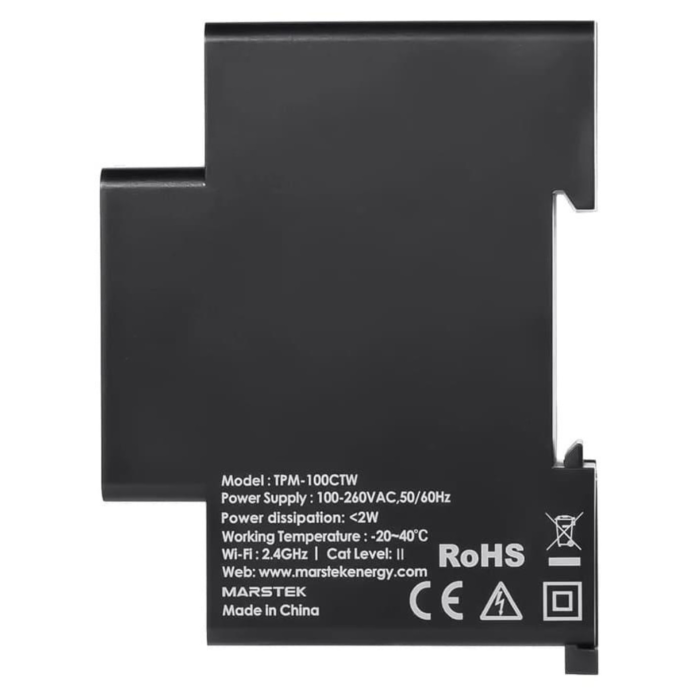 Розумний трифазний лічильник електроенергії Marstek CT002 монтаж на DIN-рейку