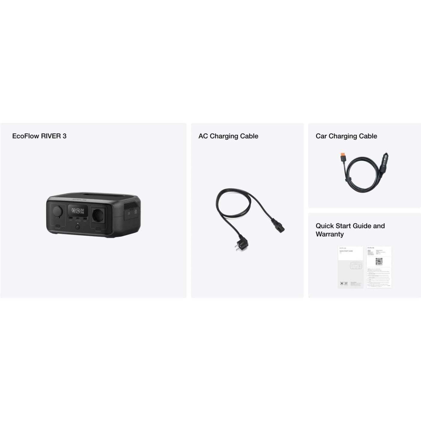 Система EcoFlow RIVER 3 UPS та сонячна панель 45W (Type-C) (EFRIVER3-UPS-EU-CBox/EFSOLAR45-TYPE-C)