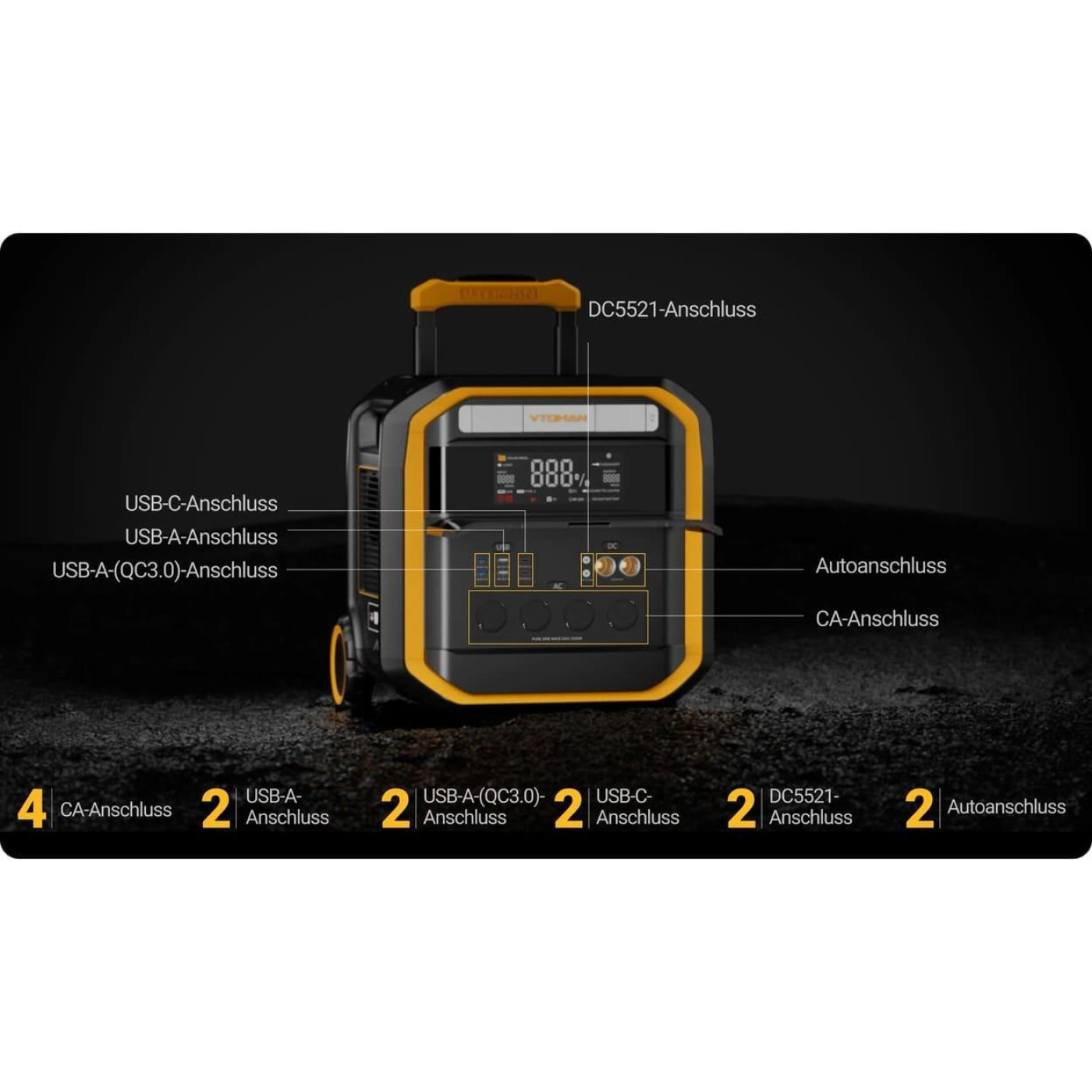 Система Vtoman FlashSpeed Pro 3600 (3096 Вт/г) + Extra Battery 2816 Вт/г (сумарно 5912Вт/г) (FlashSpeedPro3600+Battery)