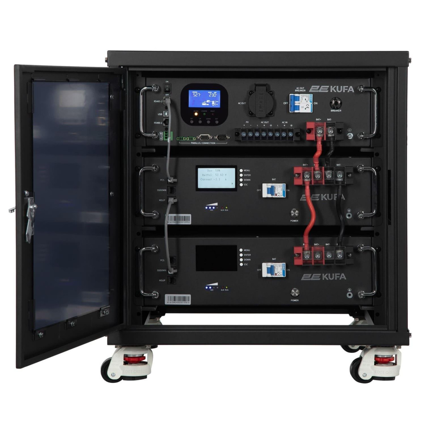 Система 2E Energy Portable 2E PowerStation Kufa 5000 Вт, 10.24 кВт/год, MPPT 5.5 кВт, розширення емности (2E-ESS-PSK5-10)