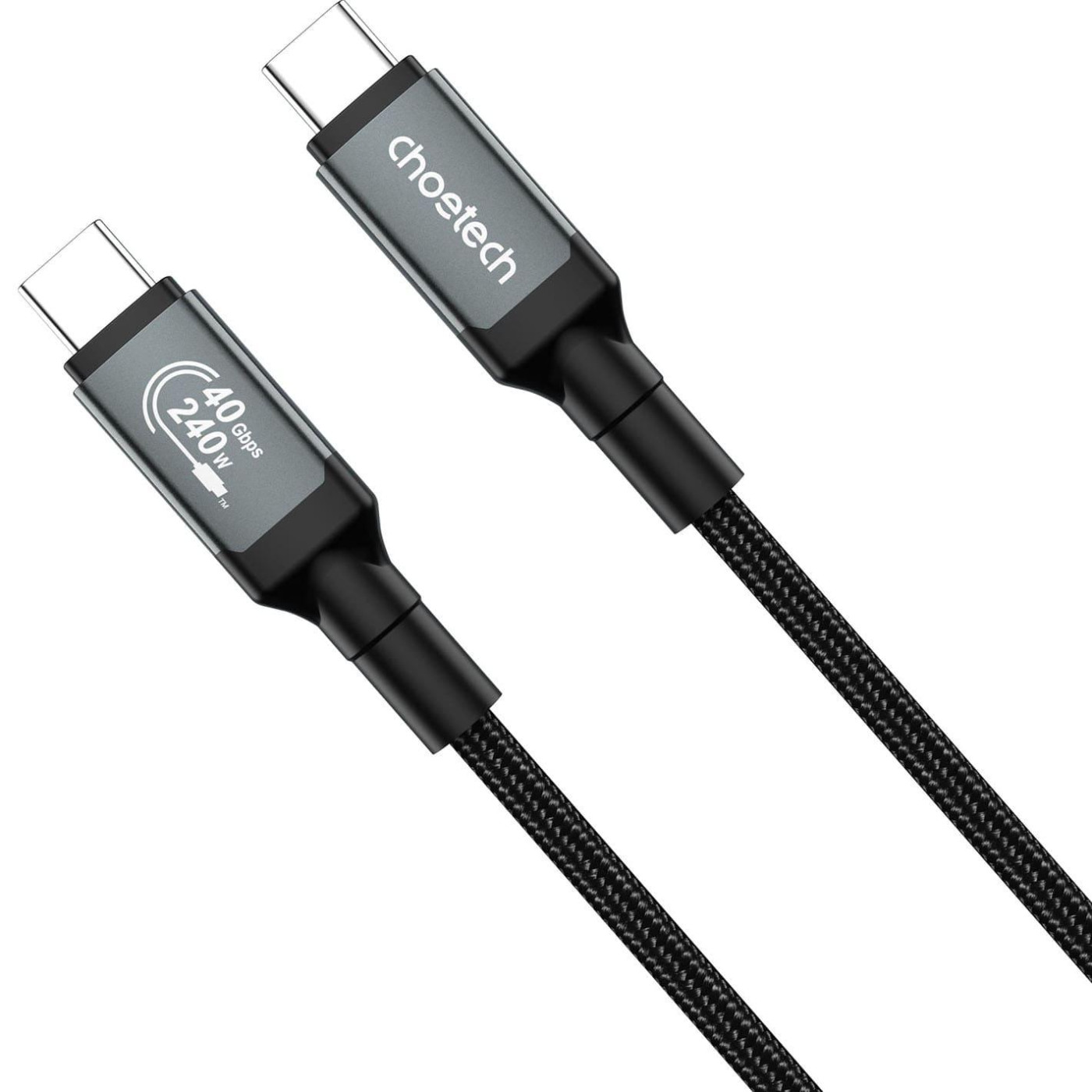 Аудио-кабель Choetech USB-C 4 GEN 3 240 Вт 8K 2 м USB-C 4 G3 240W 8K 2m (XCC-1042)