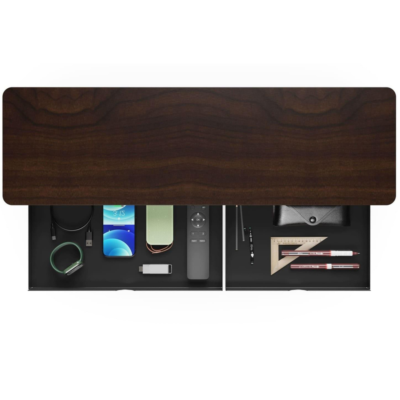 Подставка под монитор OfficePro MR145DW Dark Wood/Black MR145DW