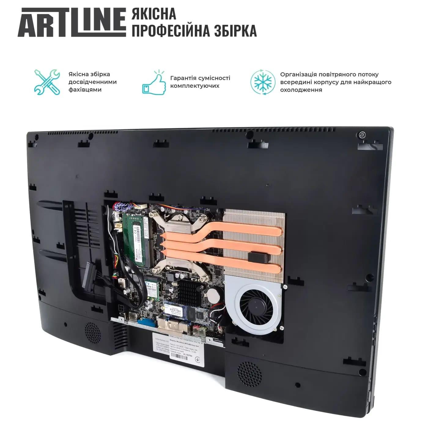 Моноблок Artline 23.8 Home G43 FullHD IPS/Intel U5-225/32GB/480 SSD/Intel HD/W11P (G43v62Win)