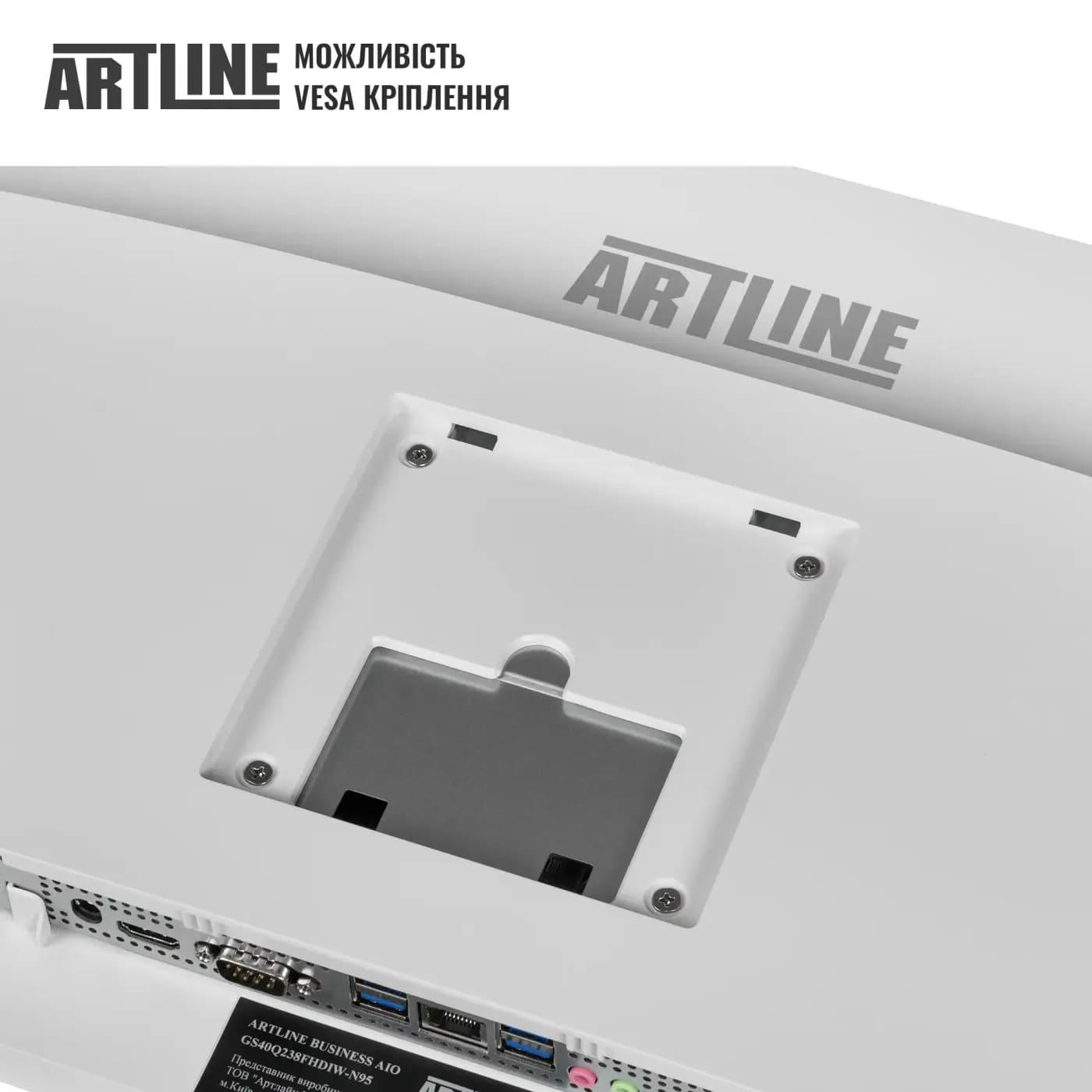 Моноблок Artline 23.8 Home G43 FullHD IPS/Intel U5-225/32GB/1TB/Intel HD/W11P/White (G43WHITEv63Win)