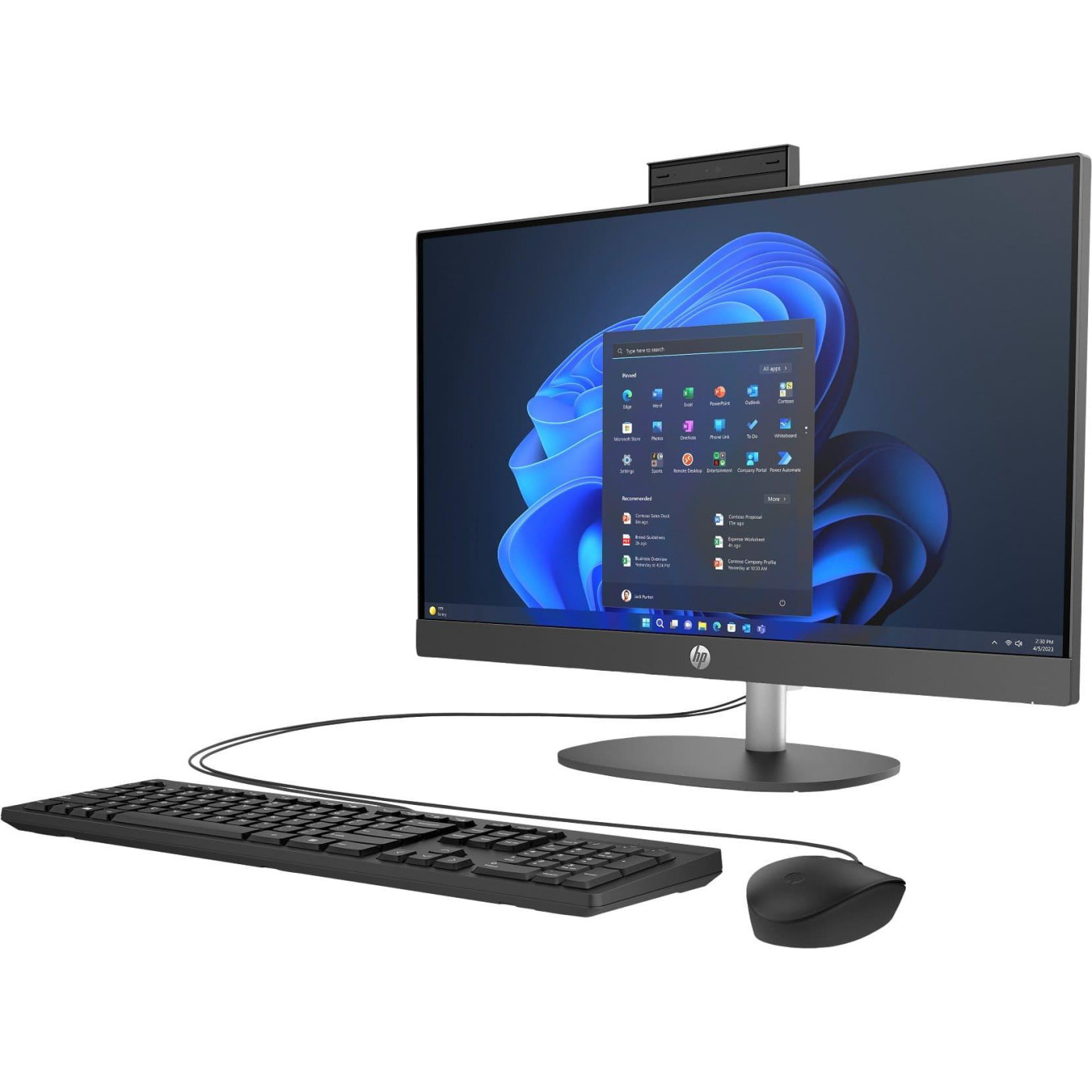 Моноблок HP 23.8 ProOne 240 G10 FHD IPS/Intel i3-N300/8GB/512SSD/UMA/DOS/Iron Gray (9M9M9AT)