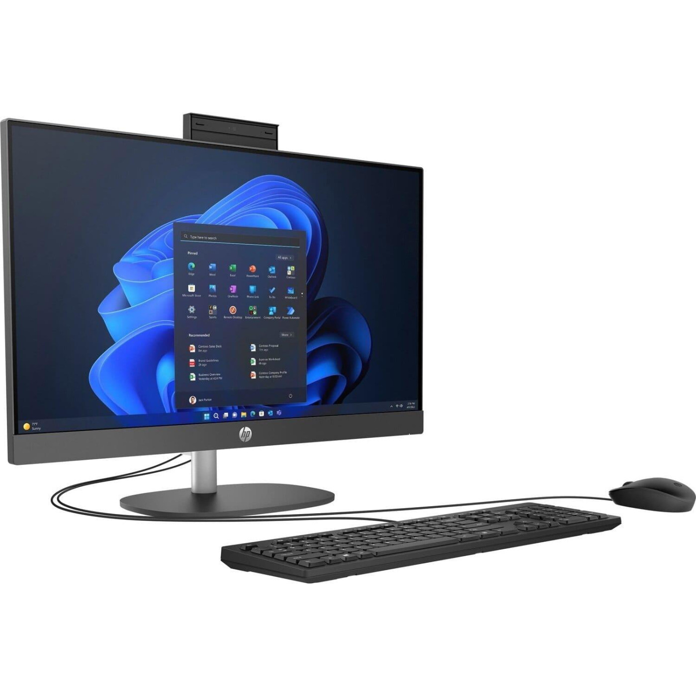 Моноблок HP 23.8 ProOne 240 G10 FHD IPS/Intel U7-155U/32GB/512SSD/UMA/W11P (A54YZET)