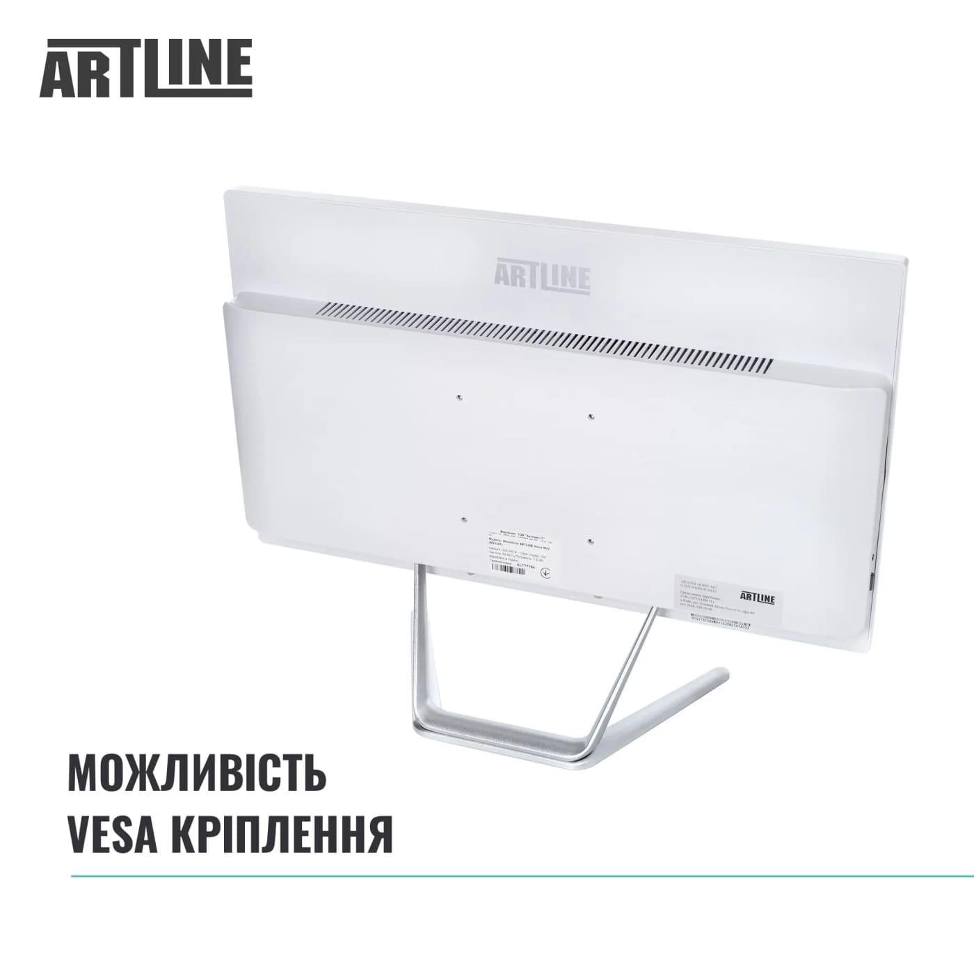 Моноблок Artline 21.5 Business F27 FHD IPS/Intel Core i3-14100/16GB/480 SSD/Intel Graphics/W11P/White (F27v16Winw)