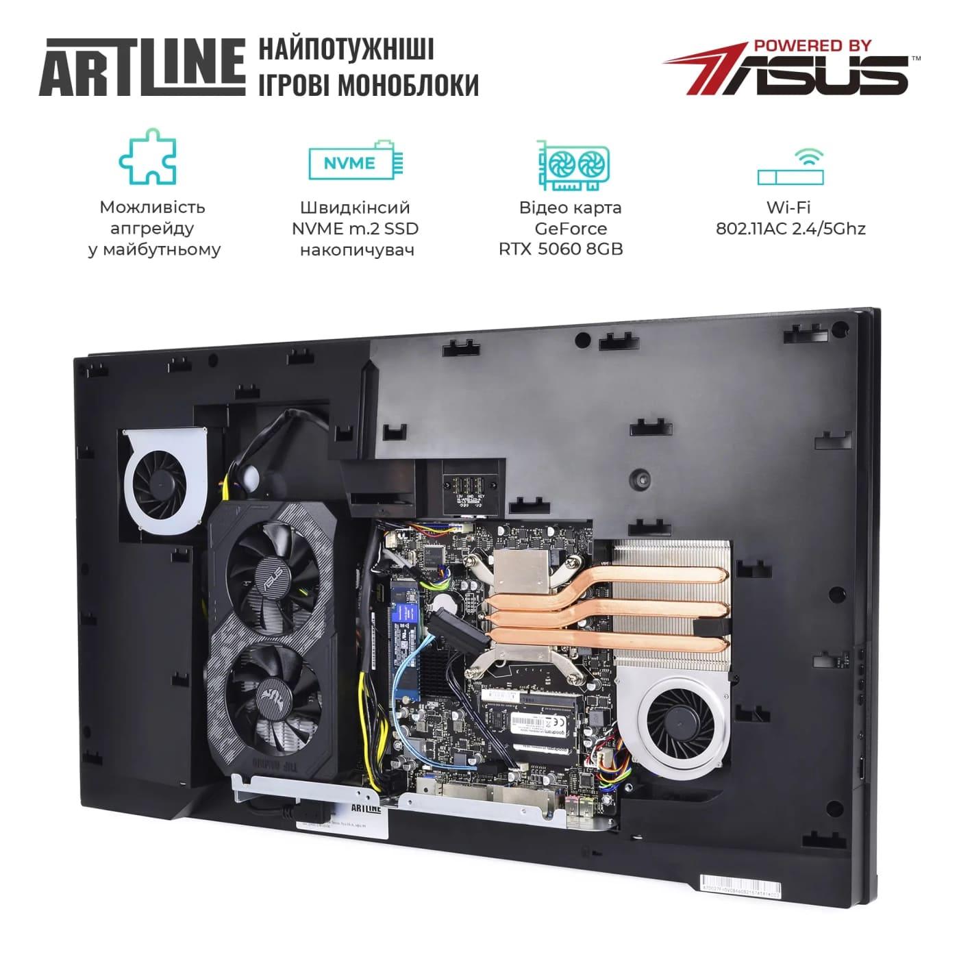 Моноблок Artline 27 Gaming G79 FullHD VA 144Hz/Intel Core i5-13400F/64GB/1TB/RTX 5060 8GB/DOS (G79v75)