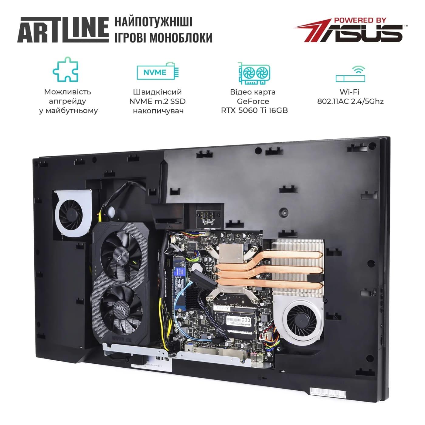 Моноблок Artline 27 Gaming G79 FullHD VA 144Hz/Intel Core i5-13400F/32GB/1TB/RTX 5060 Ti 16GB/DOS (G79v98)