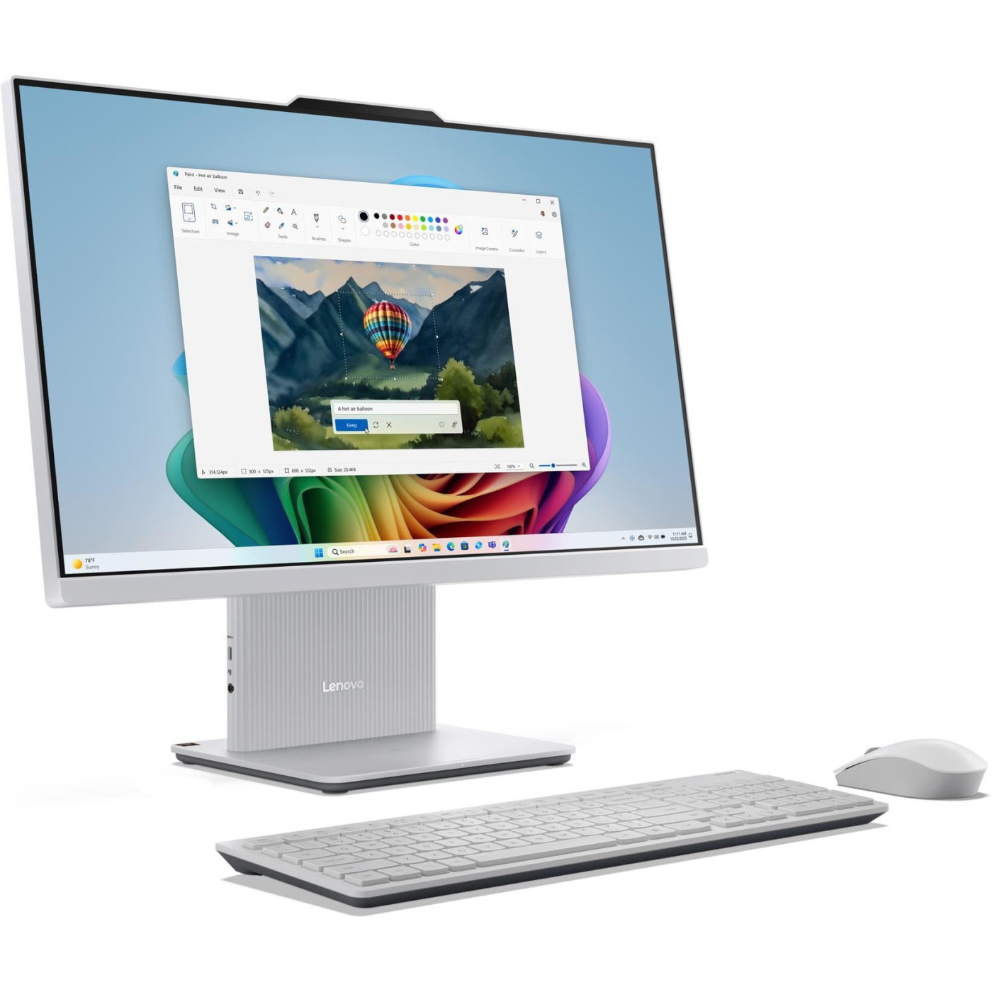 Моноблок Lenovo 23.8 IdeaCentre AIO 24AKP10 FHD/Ryzen 7 250/32GB/1TB/UMA/DOS/Cloud Grey (F0JC001BUO)