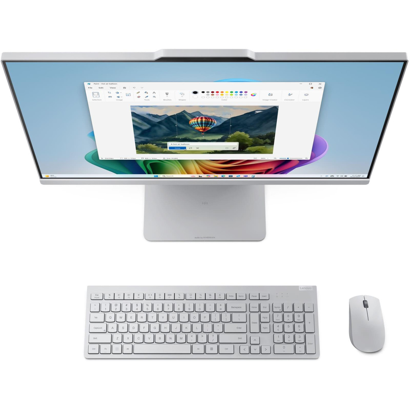Моноблок Lenovo 23.8 IdeaCentre AIO 24AKP10 FHD/Ryzen 7 250/32GB/1TB/UMA/DOS/Cloud Grey (F0JC001BUO)