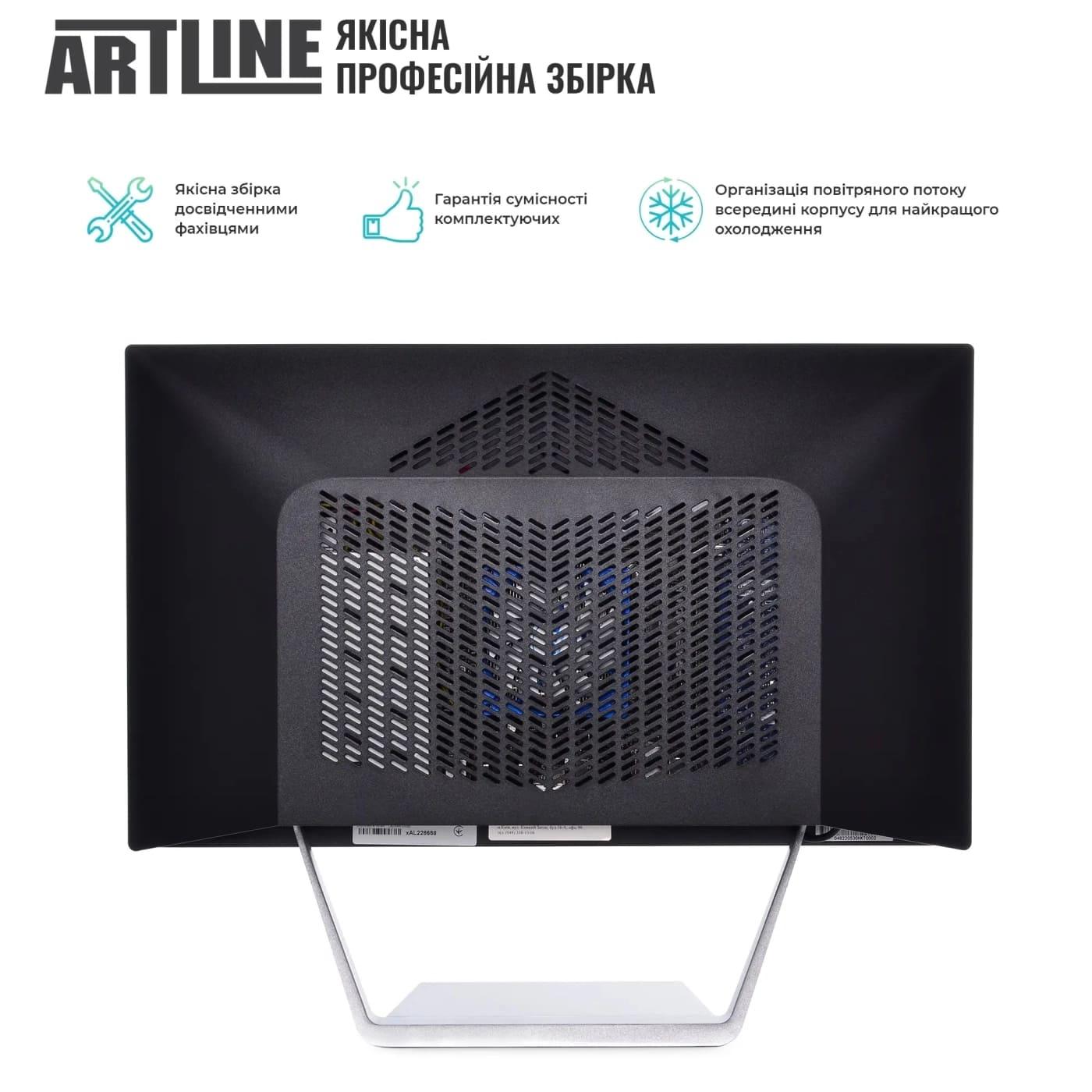 Моноблок Artline 23.8 Business M63 FHD IPS/Intel Core i3-14100/16GB/480 SSD/Intel Graphics/DOS (M63v24)