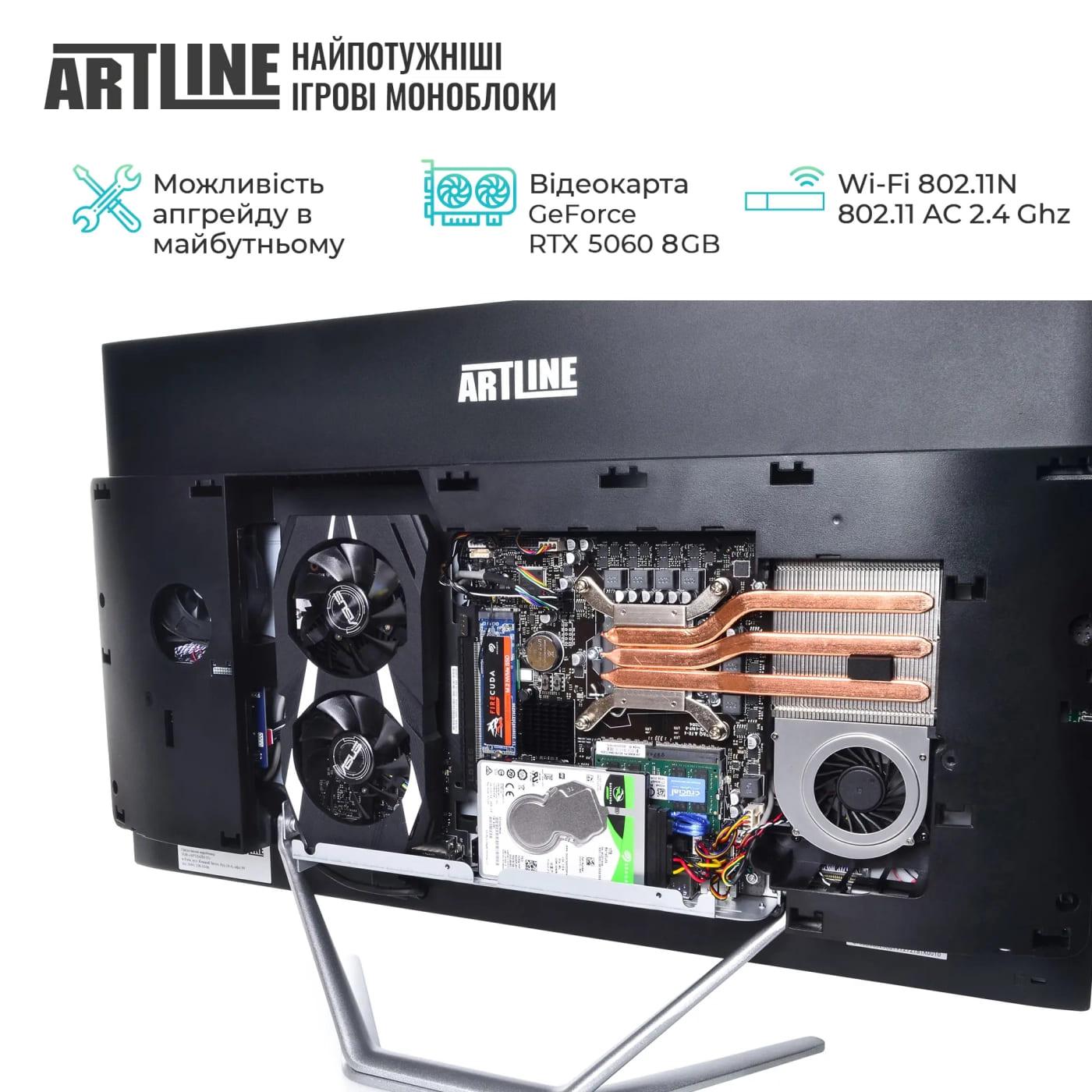 Моноблок Artline 27 Gaming G79 2K IPS 60Hz/Intel Core i5-14400F/32GB/1TB/RTX 5060 8GB/W11H (G79v82Win)