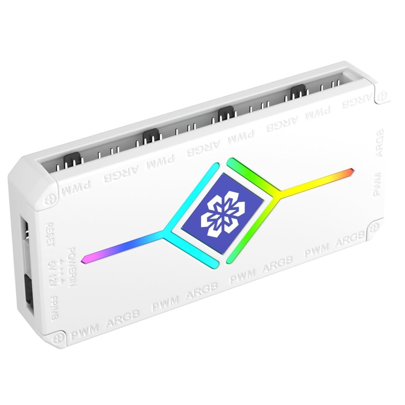 Контроллер Coolmoon PWM ARGB controller (H9 WHITE) White