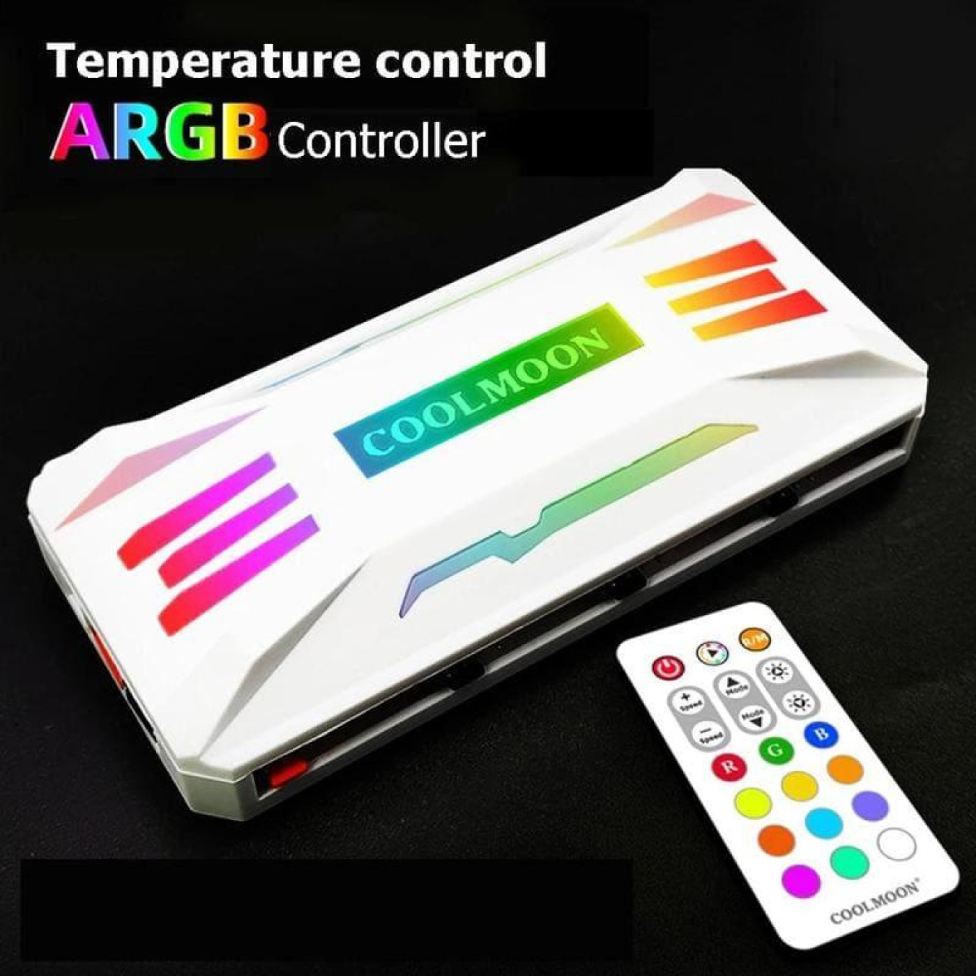 Контролер Coolmoon PWM ARGB controller (CM-PA1-W) White