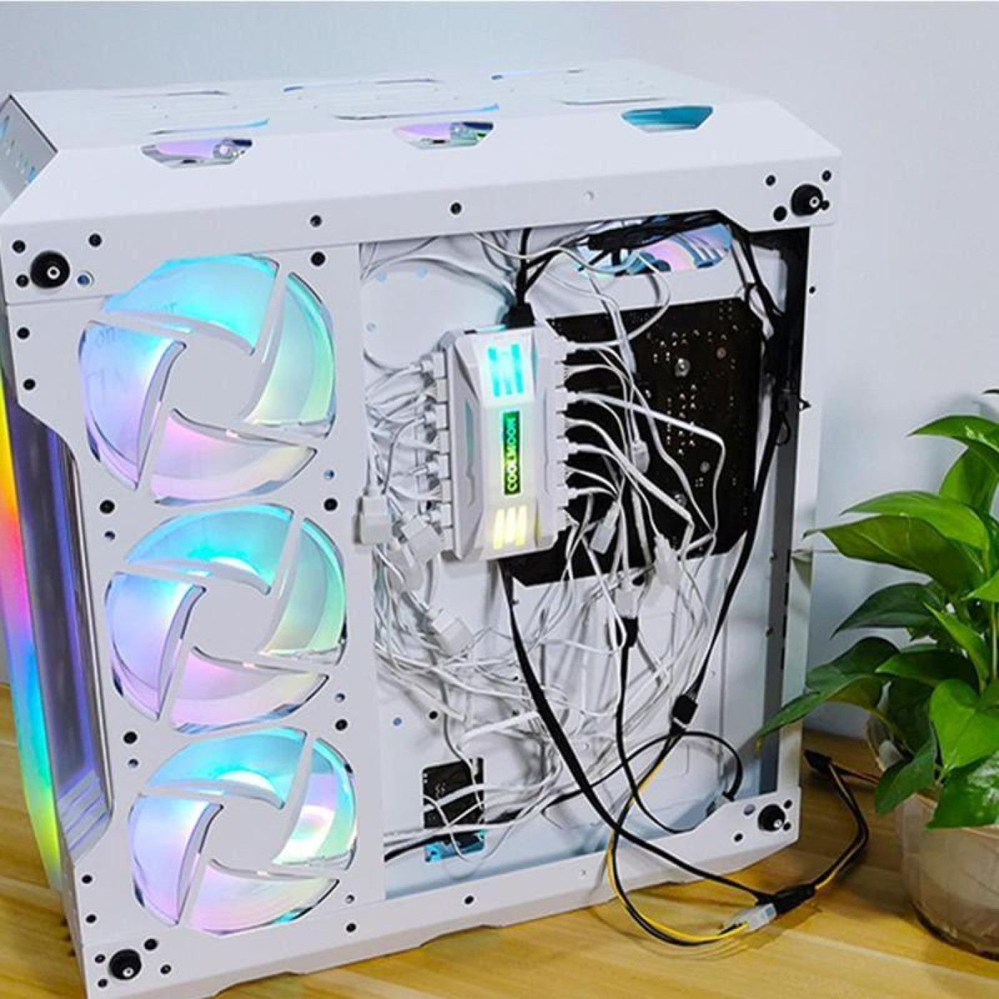 Контролер Coolmoon PWM ARGB controller (CM-PA1-W) White