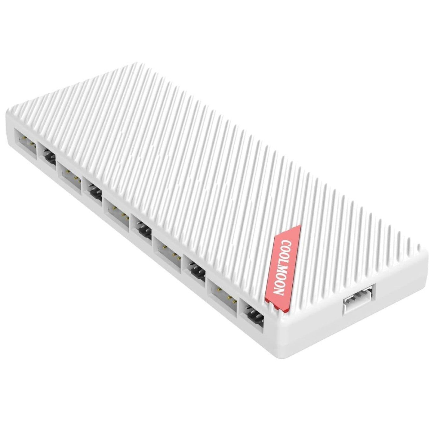 Розгалужувач живлення хаб Coolmoon ARGB/PWM AM10 White (AM10 WHITE)