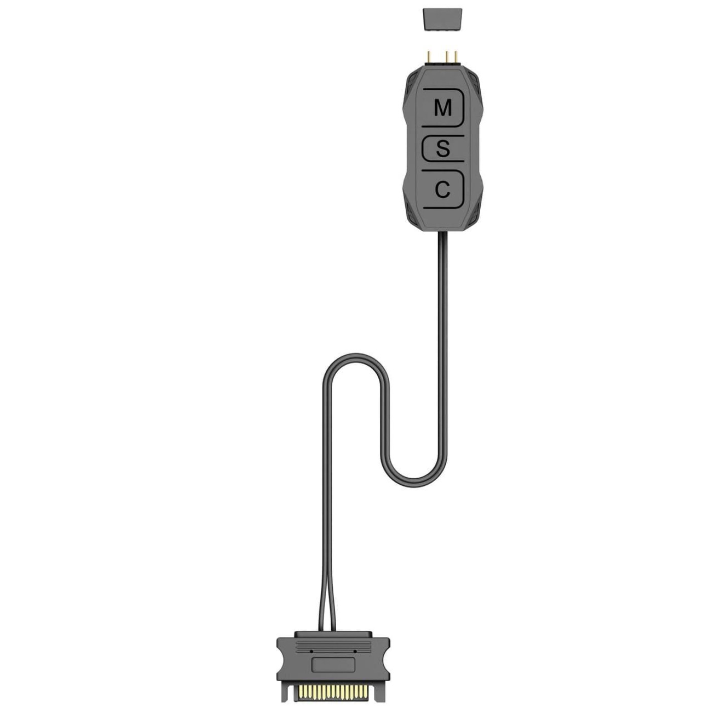 Контроллер Coolmoon SK1 BLACK ARGB 3PIN to SATA с пультом (SK1 BLACK)