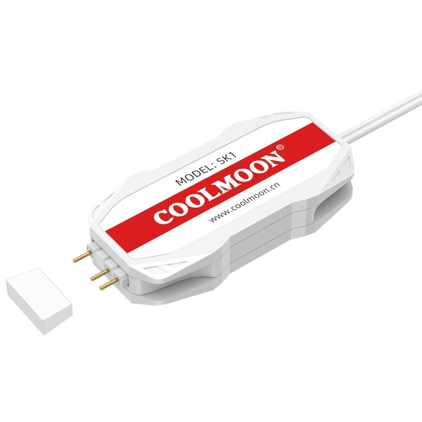 Контроллер Coolmoon SK1 WHITE ARGB 3PIN to SATA с пультом (SK1 WHITE)