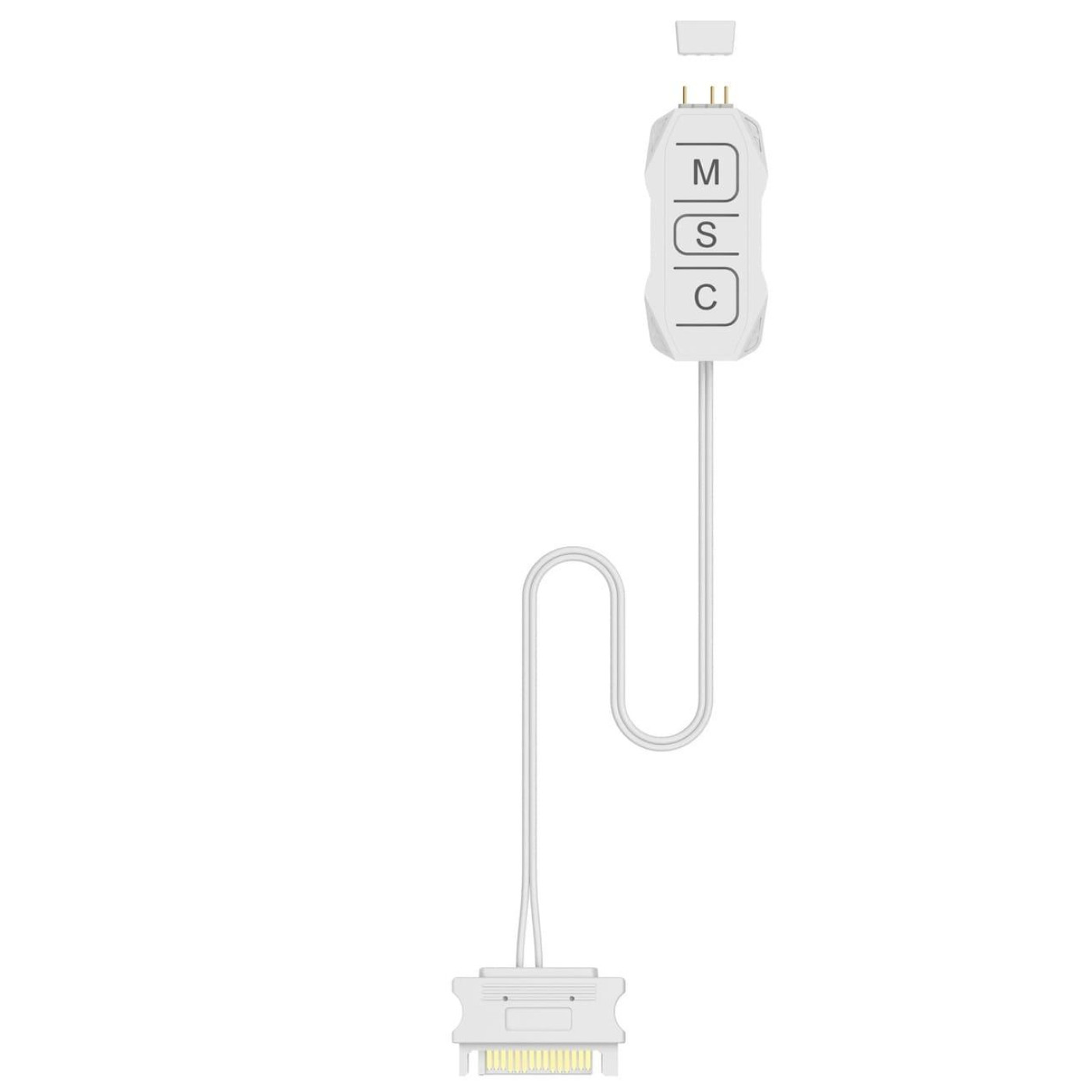 Контроллер Coolmoon SK1 WHITE ARGB 3PIN to SATA с пультом (SK1 WHITE)