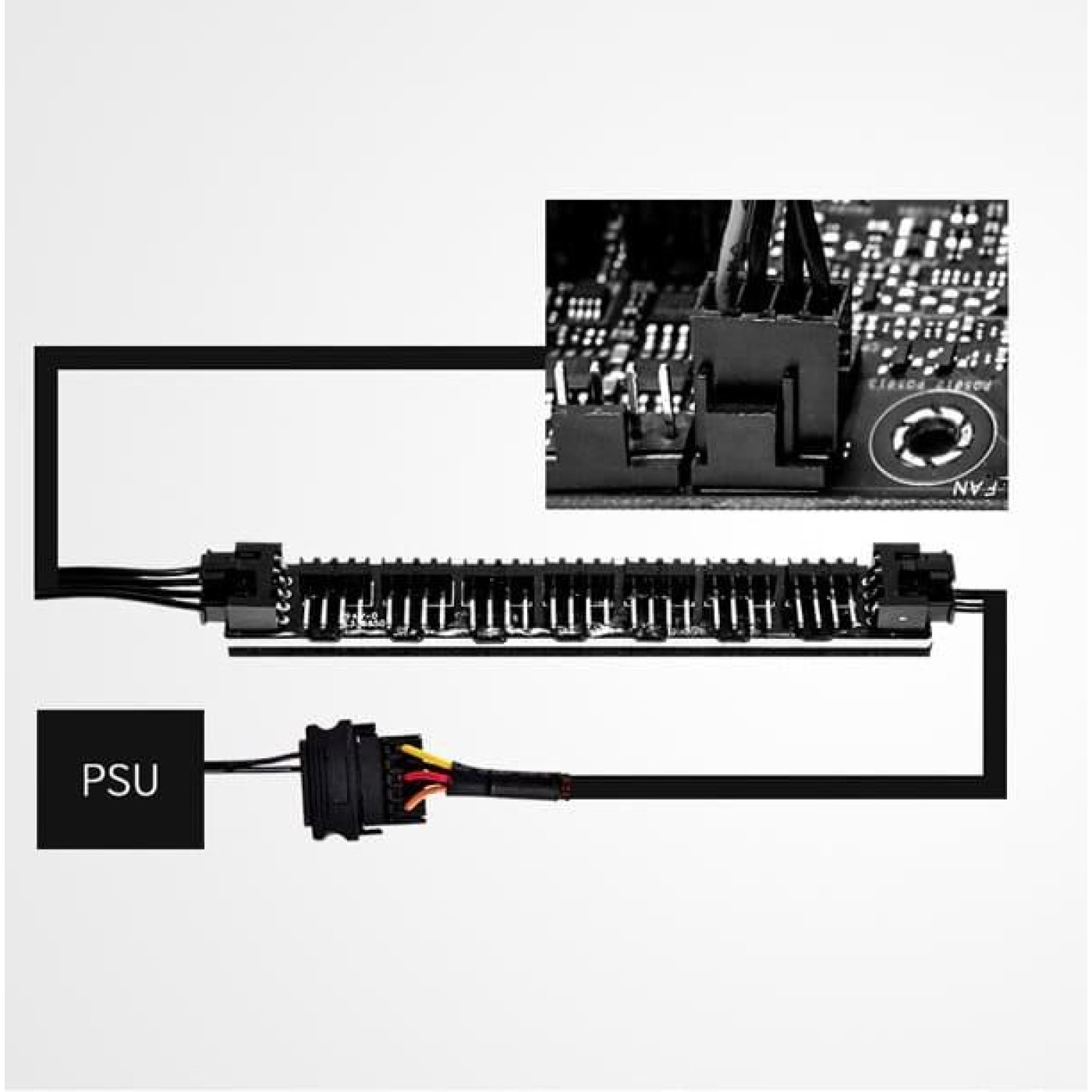 Хаб для вентиляторов PWM ID-Cooling FH-07