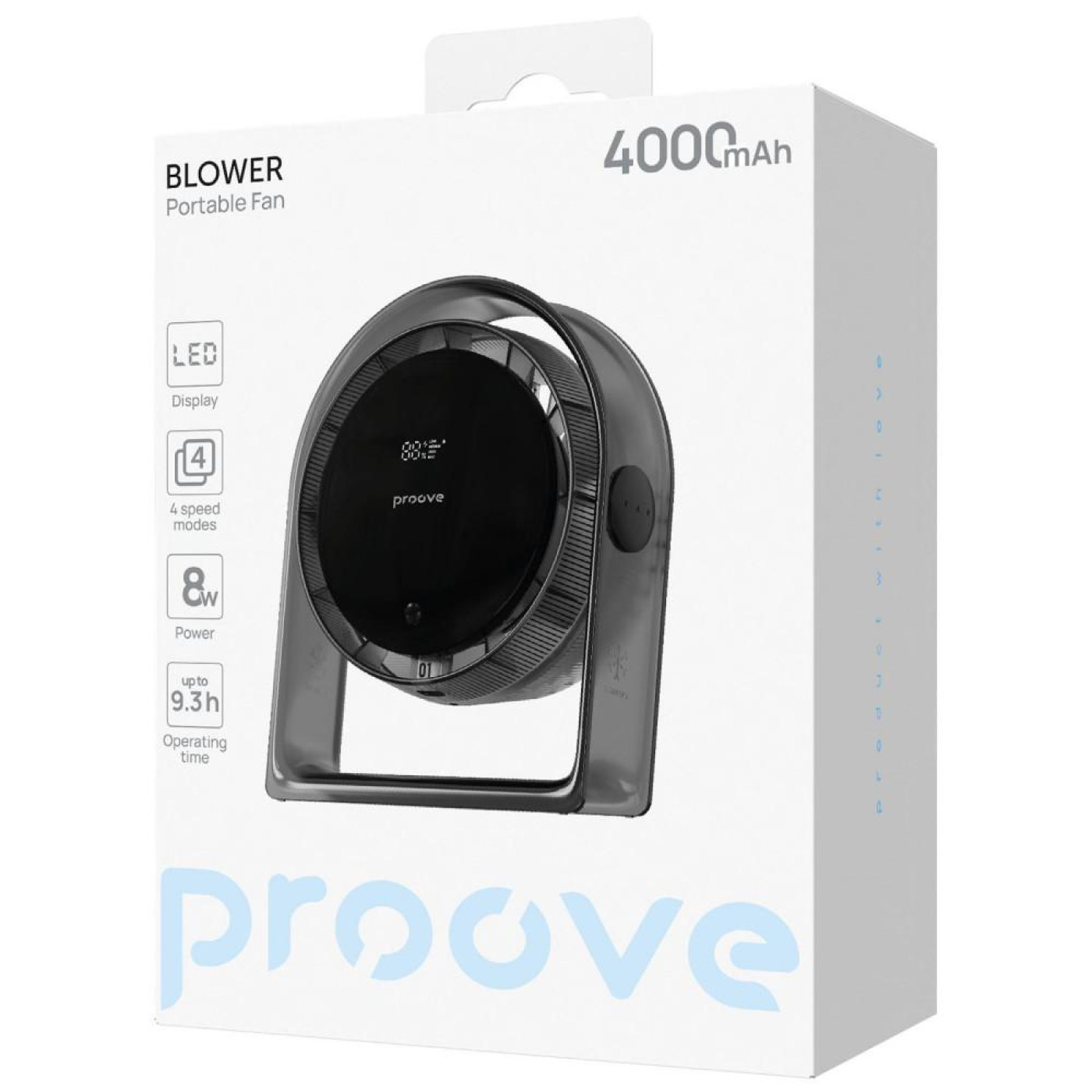 Портативний вентилятор Proove Blower gray
